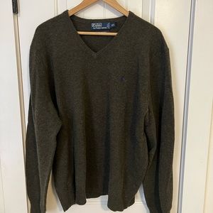 Polo Wool V-Neck Sweater